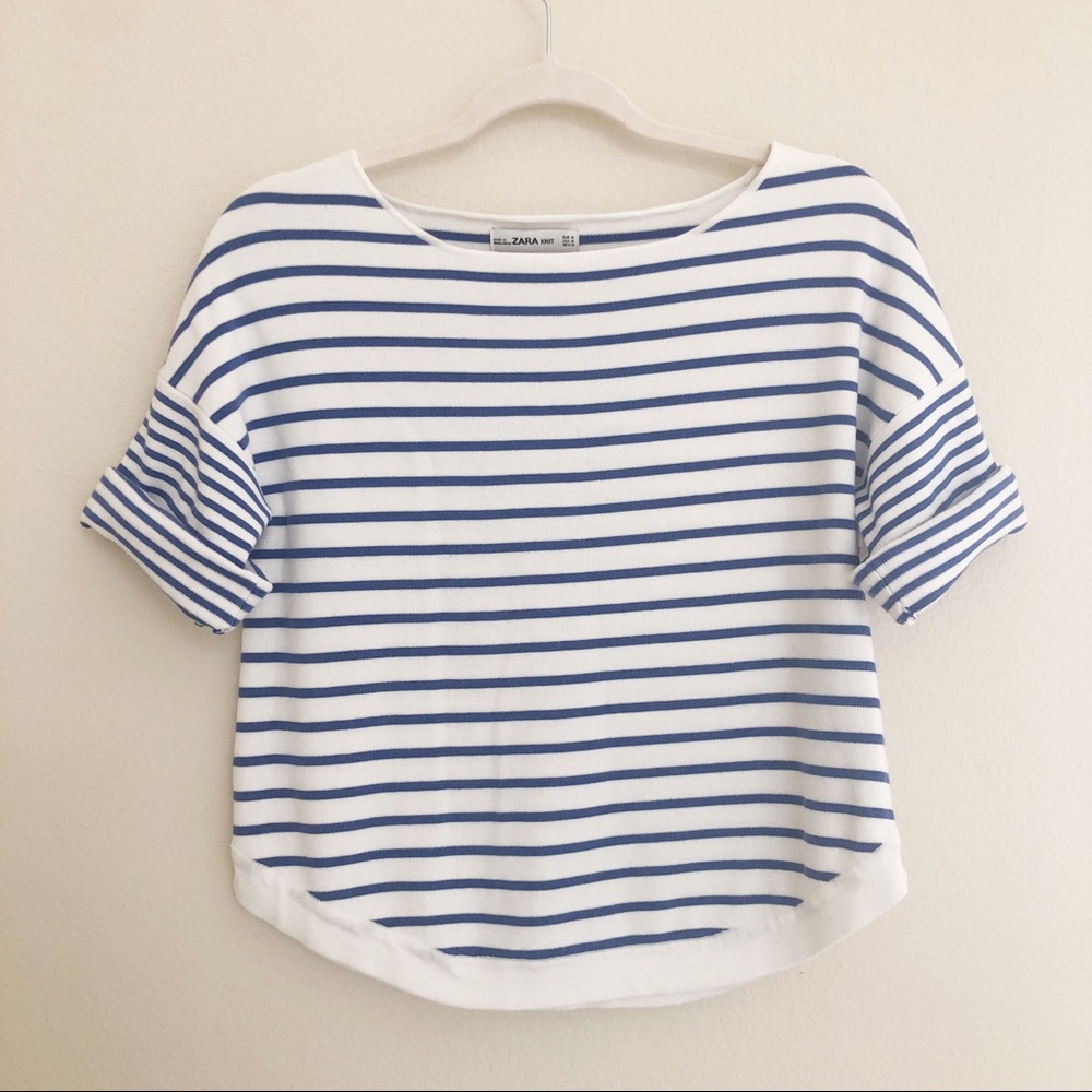 Zara stripped top